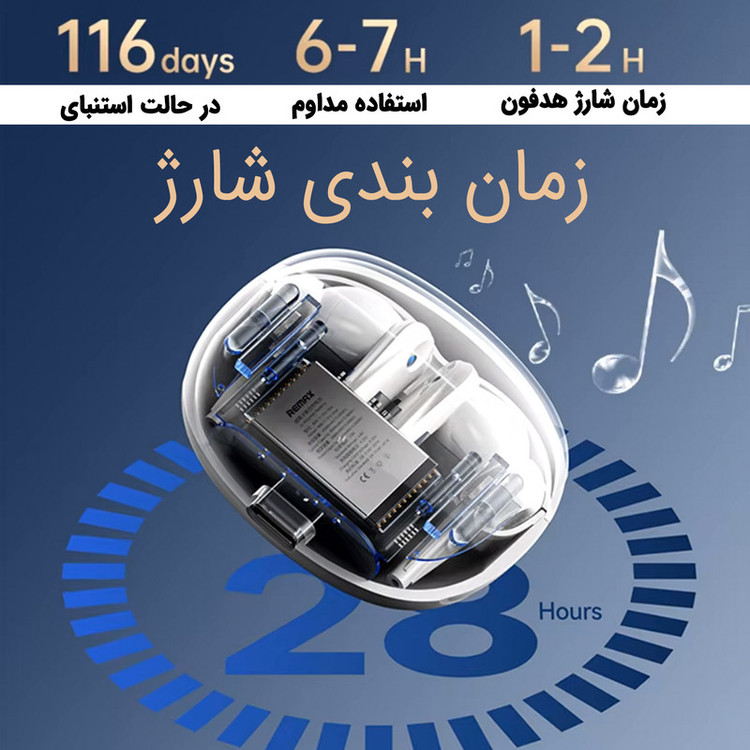 هدفون بلوتوثی ریمکس مدل W21N