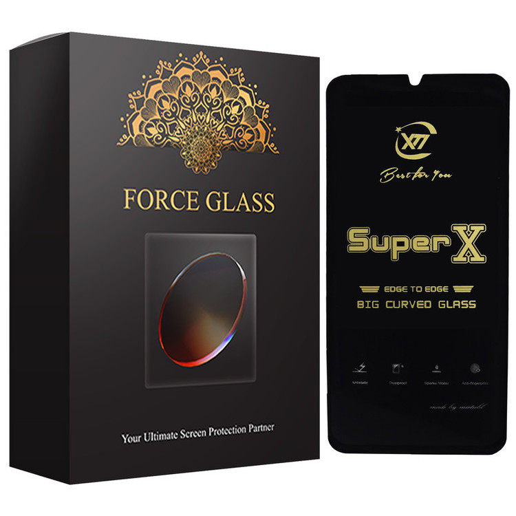 محافظ صفحه نمایش فورس گلس مدل Super X مناسب برای گوشی موبایل سامسونگ-a73 Galaxy A71