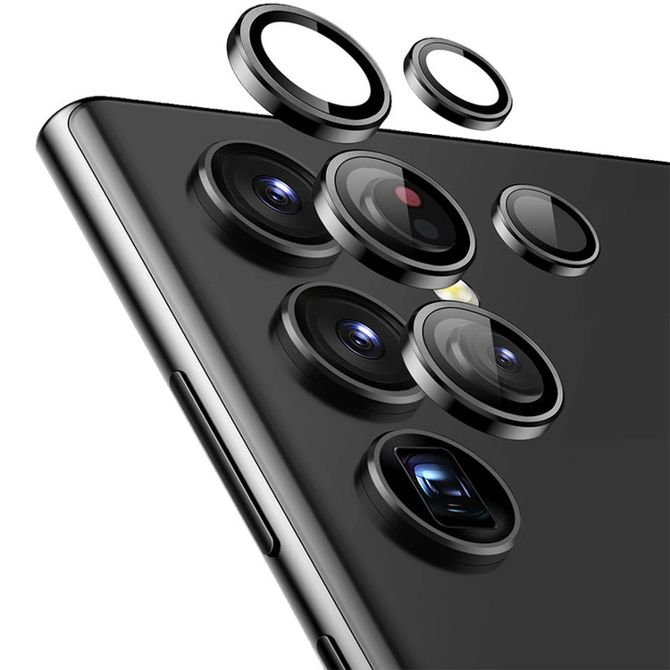 محافظ لنز دوربین مدل رینگی مناسب برای گوشی موبایل سامسونگ Galaxy S23 Ultra