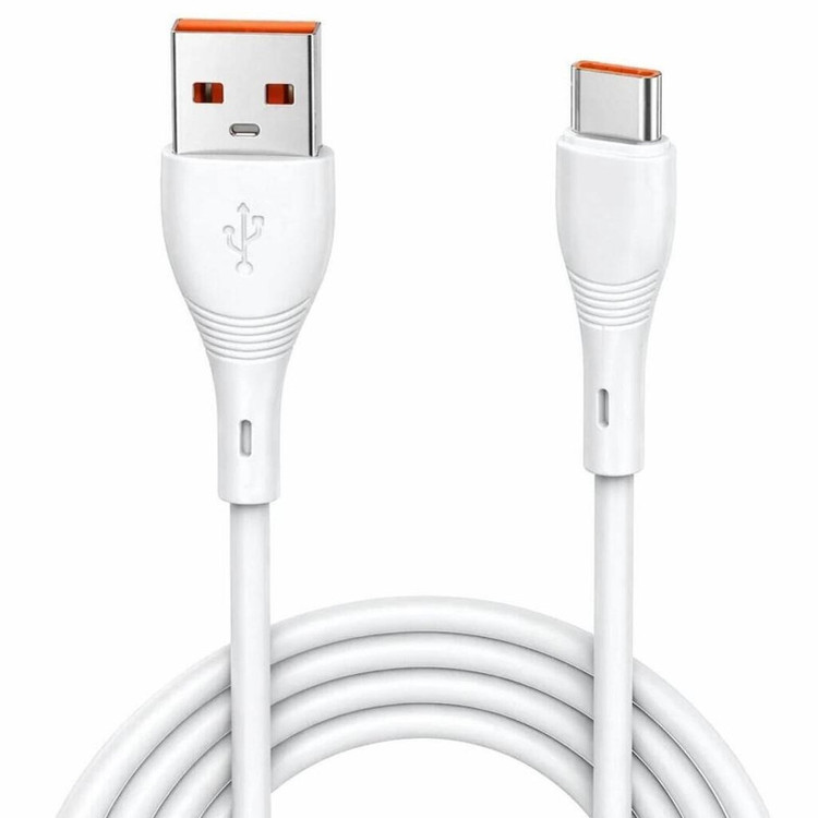 کابل تبدیل USB به USB-C کیبل مدل K-134 6A طول 1 متر