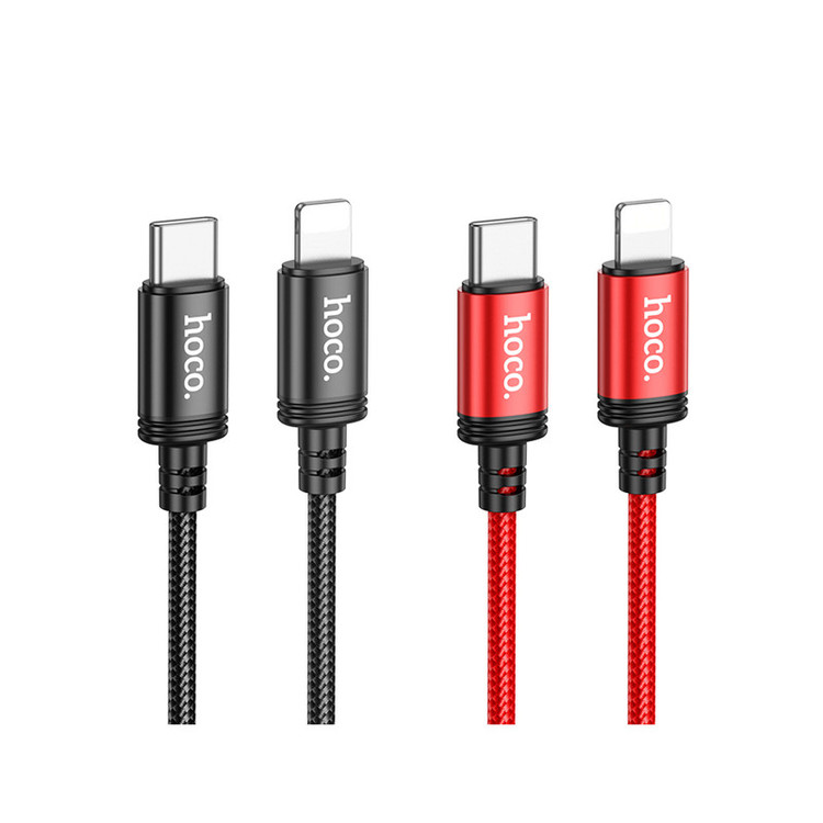 کابل تبدیل USB-C به لایتنینگ هوکو مدل X89 20W طول 1 متر