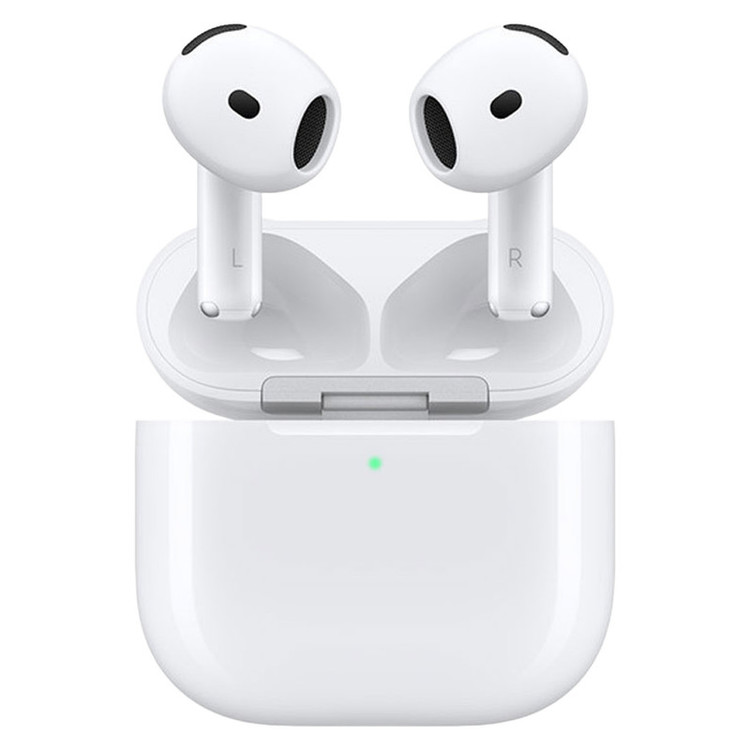 هدفون بلوتوثی مدل AirPods 4 قابلیت نویز کنسلینگ، درگاه شارژ USB Type-C، پشتیبانی از فرمان لمسی، نشانگر LED