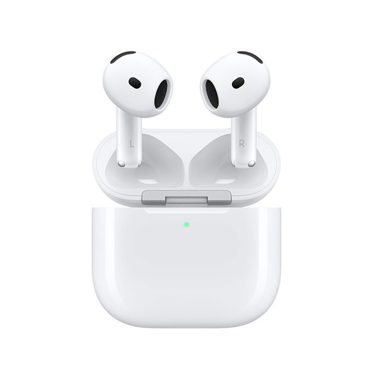 هدفون بلوتوثی مدل AirPods 4 قابلیت نویز کنسلینگ، درگاه شارژ USB Type-C، پشتیبانی از فرمان لمسی، نشانگر LED