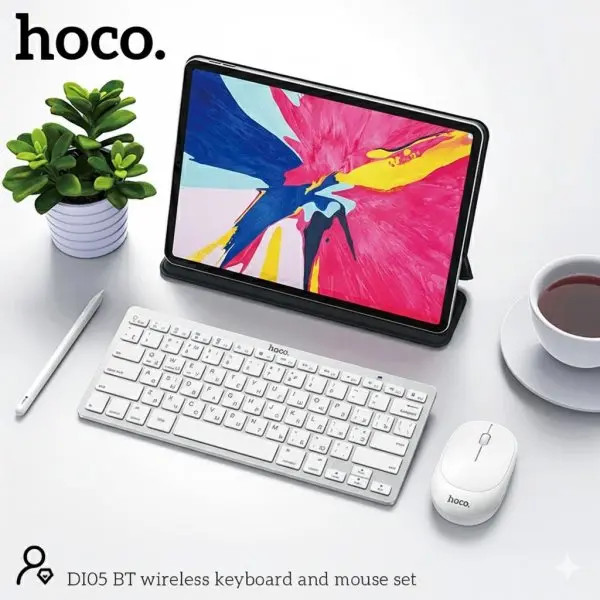 ست ماوس و کیبورد بیسیم بلوتوثی هوکو HOCO مدل DI05