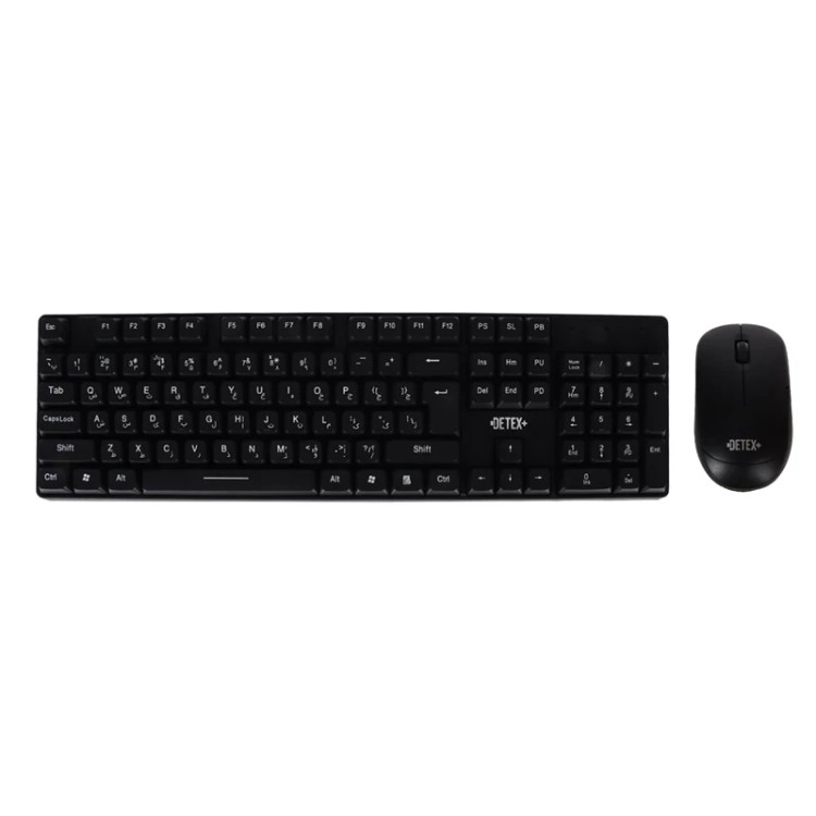ماوس و کیبورد بی سیم +DETEX مدل DK705 - مشکی