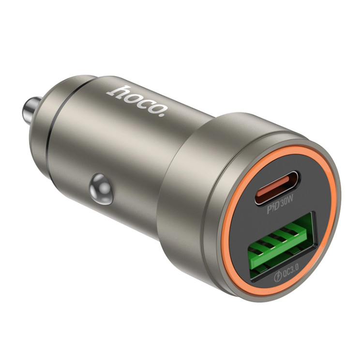 شارژر فندکی هوکو Hoco Z57A Glorious PD30W+QC3.0 car charger