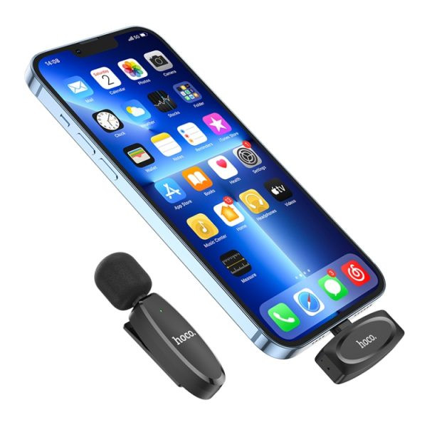 میکروفون بلوتوثی برند هوکو HOCO مدل L15 Lightning