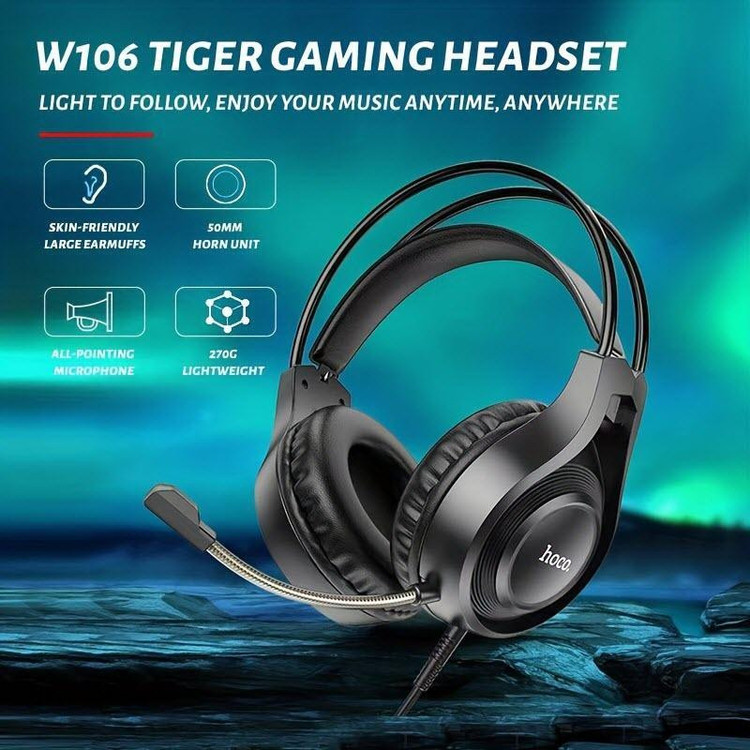 هدست مخصوص بازی هوکو مدل W106