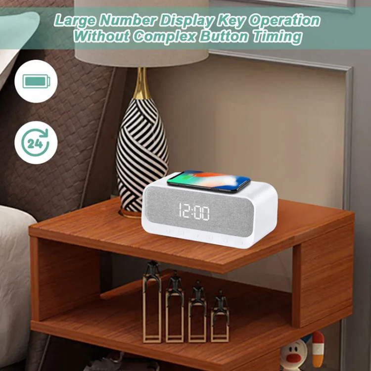 اسپیکر بلوتوثی قابل حمل و شارژر وایرلس DINLINE مدل DW-300