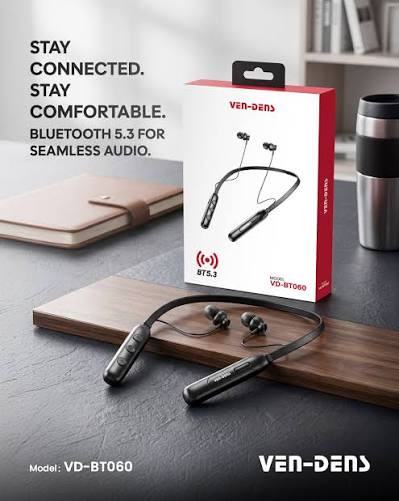هندزفری گردنی بی سیم Ven-Dens Vd-Bt060 | Techstudio